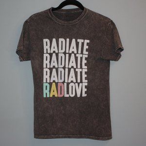 Awake/ Radiate Gray Graphic T-Shirt (Small)